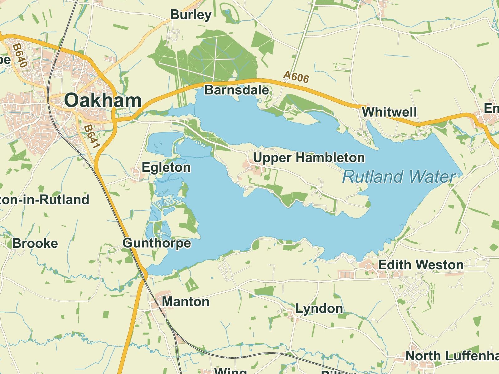 Rutland · County boundary — detail sample