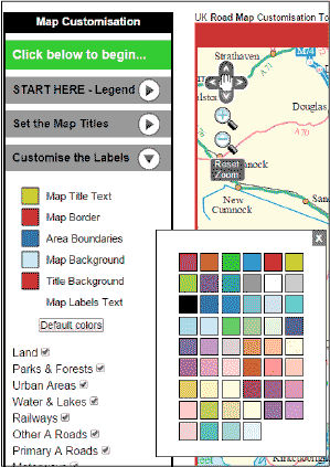 uk county map sample